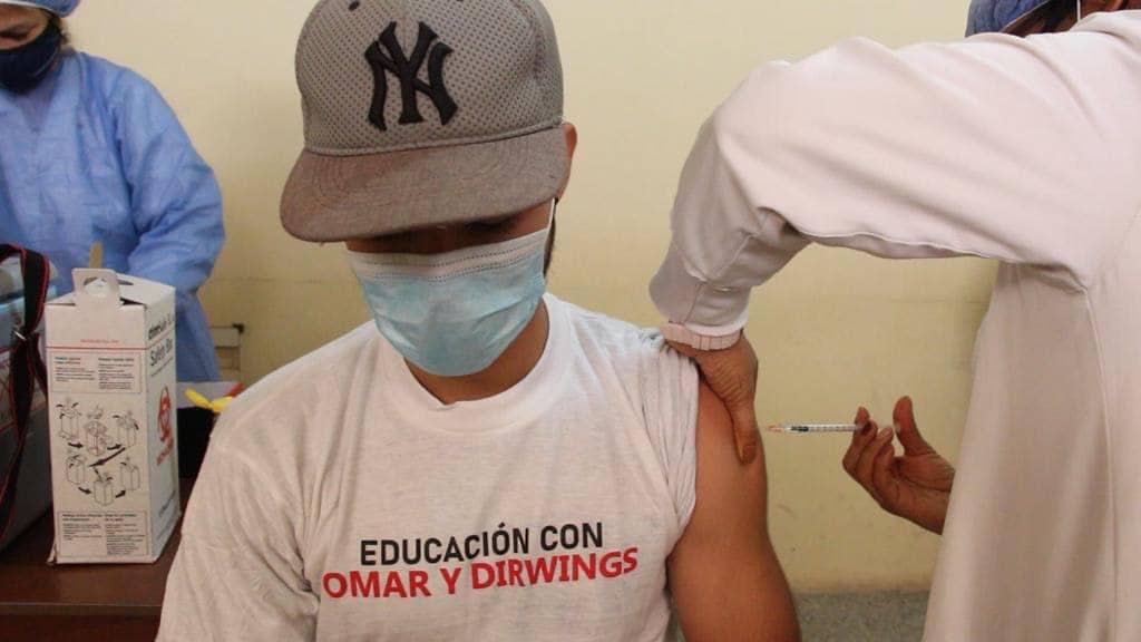 Inició jornada de vacunación contra el Covid-19 para sector educativo en San Francisco VACUNA
