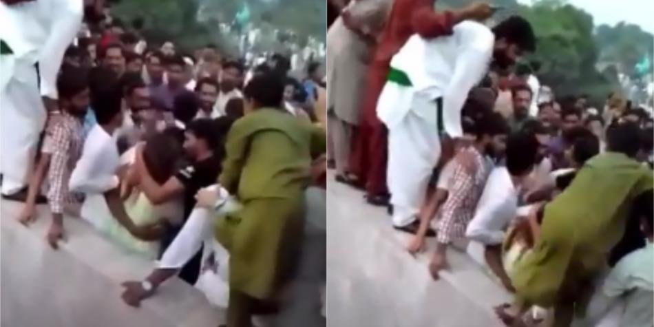 Más de 400 hombres desnudaron y golpearon a mujer en Pakistán (VIDEOS)