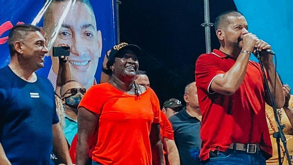 Gobernador Omar Prieto y Alcalde Dirwings Arrieta encabezaron caminata en el municipio San Francisco