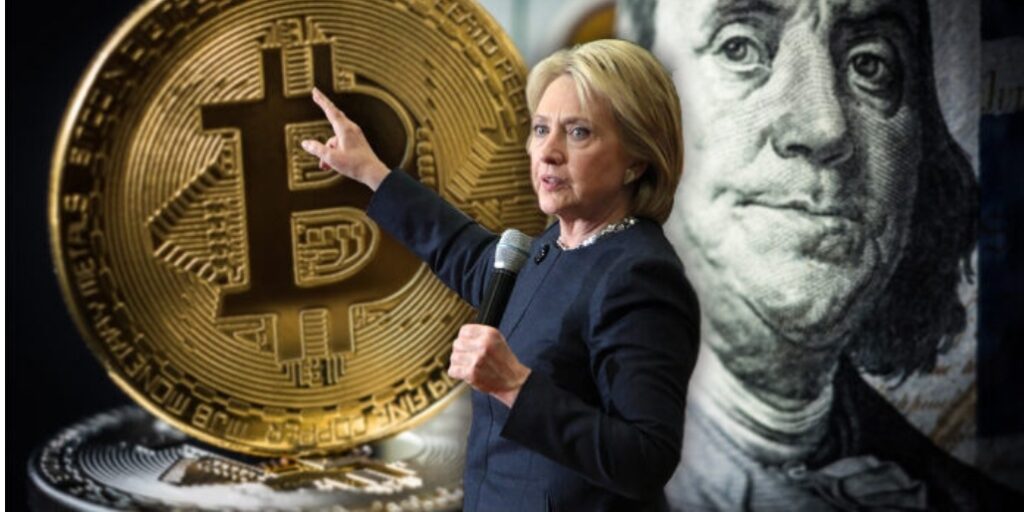 Hillary Clinton alerta que el bitcoin podría desestabilizar países y reemplazar al dólar