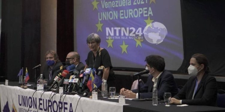 Con la voz quebrada, Jefa de la MOE-UE envió un mensaje a los venezolanos (VIDEO)
