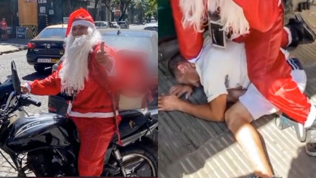 Delivery disfrazado de Santa frustró un robo en Argentina (VIDEO)