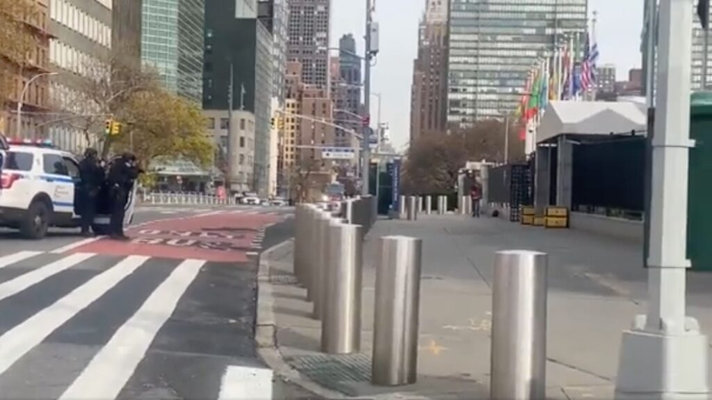Detenido hombre armado a las afueras de la sede de la ONU (VIDEO)