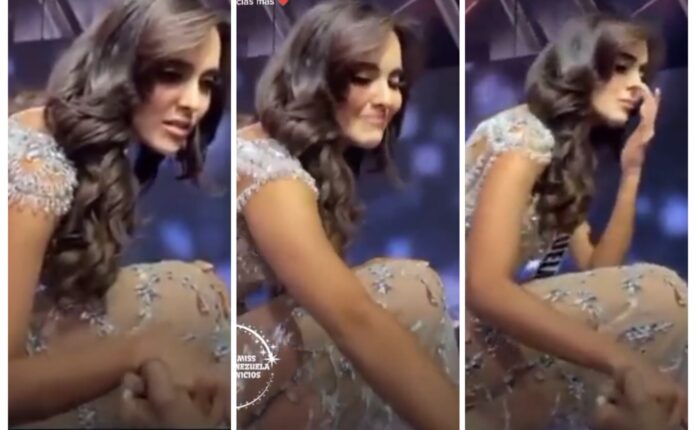 Así fue el momento en que Luiseth Materán rompió en llanto al no clasificar al top 10 del Miss Universo 2021 (+VIDEO)