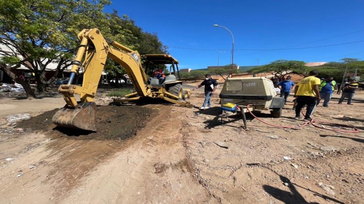 Inician recuperación de la vialidad en la avenida Libertador de Maracaibo