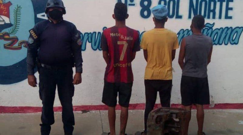 Cpbez capturó a un sujeto y dos menores de edad por hurto en LUZ-Cabimas