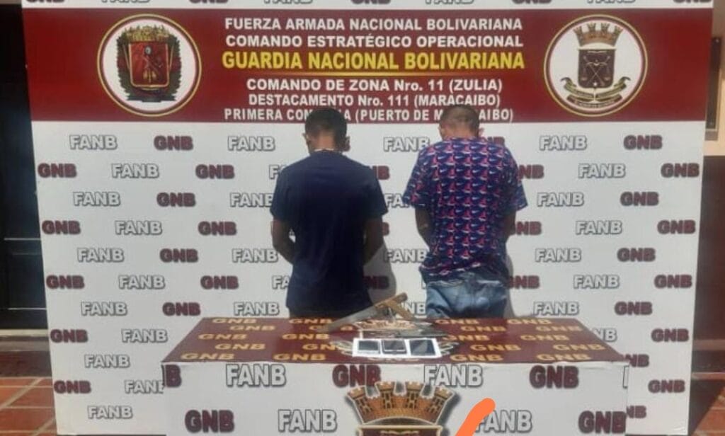Detenidos 2 ladrones de teléfonos en el centro de Maracaibo
