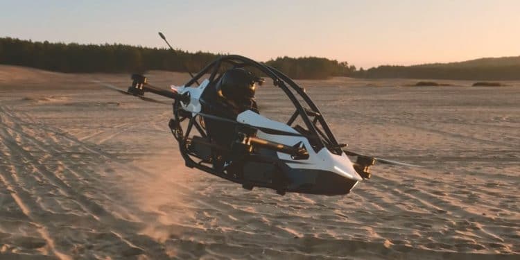 Mira como esta aeronave eléctrica a lo «Star Wars» vuela sobre el agua (VIDEO)