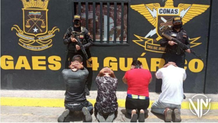 CEOFANB desarticuló banda criminal dedicada a extorsión y secuestro