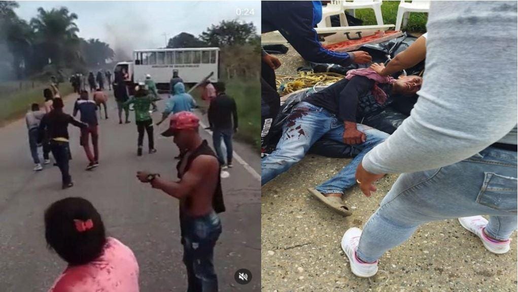 Enfrentamiento en el municipio Jesús María Semprúm deja varios heridos (VIDEO)