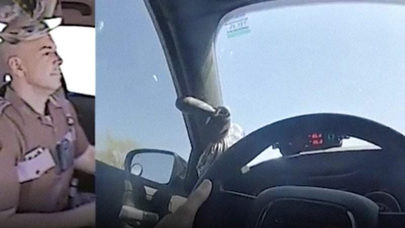 Registraron una intensa persecución policial con disparos y choques en EE.UU. (VIDEO)
