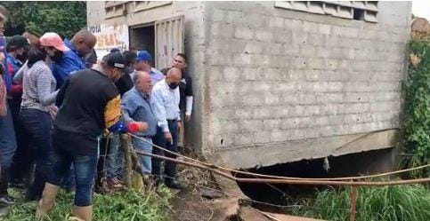 Gobernador del Zulia continúa en Sur del Lago junto al Gobierno nacional atendiendo a las familias afectadas por las lluvias
