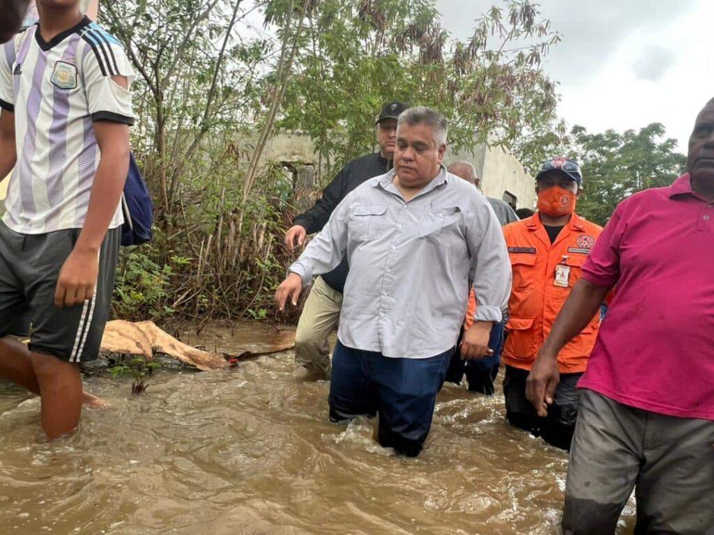 Alcalde José Mosquera inspeccionó sectores afectados por las lluvias en Lagunillas