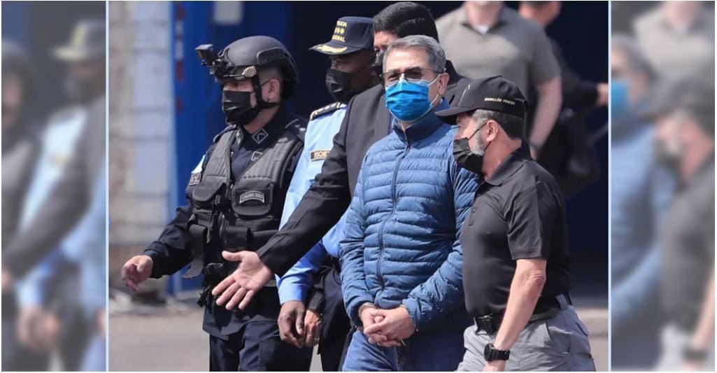 Expresidente de Honduras Juan Orlando Hernández fue extraditado a EEUU