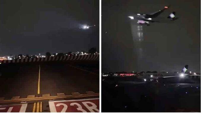 Dos aviones de la misma compañía por poco chocan tras descuido del controlador (VIDEO)