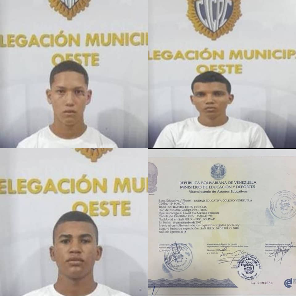 ¡QUISIERON DÁRSELA DE VIVOS! Tres detenidos por falsificar documentos para ingresar a la UNES en Caracas