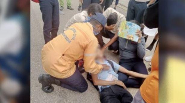 Joven sufrió lesiones tras ser arrollado en El Tigre