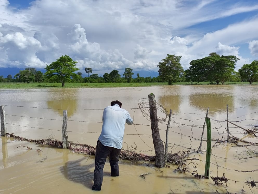 Ríos se desbordan en el Sur del Lago por aguacero del pasado martes