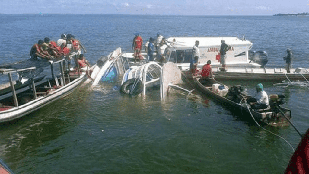 ¡Tragedia en Brasil!: Naufragio de embarcación clandestina en el río Amazonas dejó al menos 19 muertos