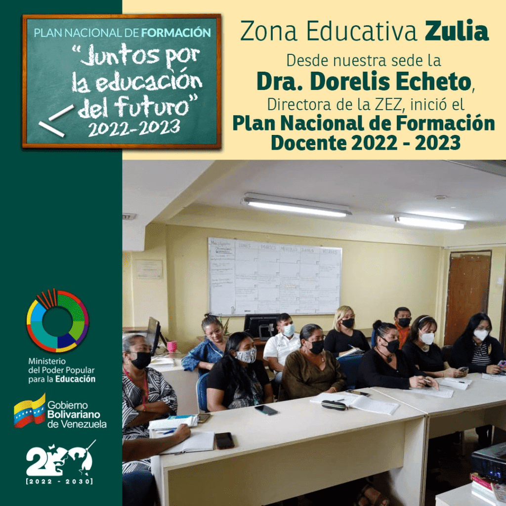 16.035 docentes del estado Zulia registrados en el Plan Nacional de Formación Docente 2022-2023