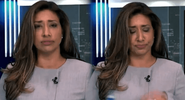 Presentadora de noticias se tragó una mosca durante programa en vivo: «Sentí su aleteo en la garganta»