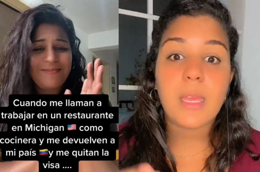 VIDEO| Es venezolana, quiso trabajar como chef en EEUU y terminó deportada por un “inadmisible” error