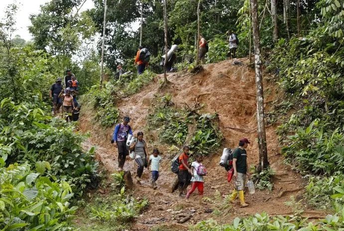 Aumenta la cantidad de venezolanos cruzando el Darién