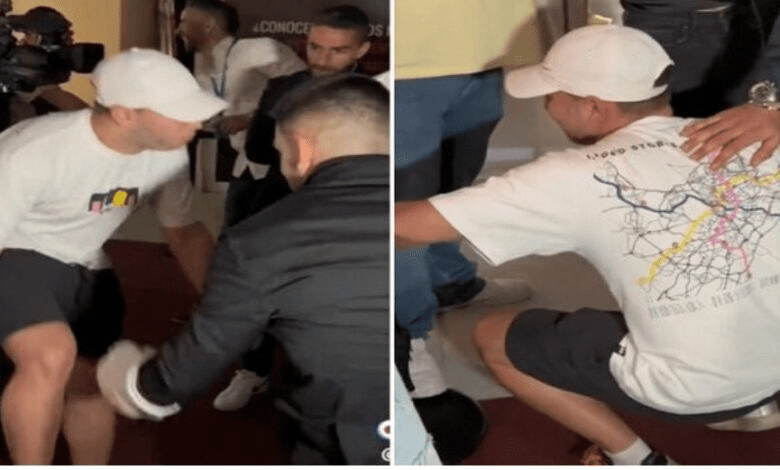 Fan pide a un luchador que le dé un puñetazo