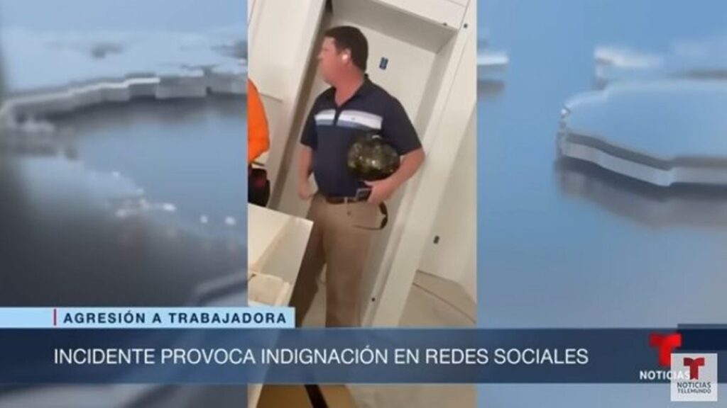 ¡INDIGNANTE! Hombre agrede a trabajadora latina y por eso se verá las caras con la Justicia (Video)