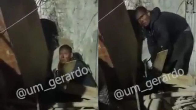 Horror en México: Captaron a hombre en situación de calle comiéndose a un perrito