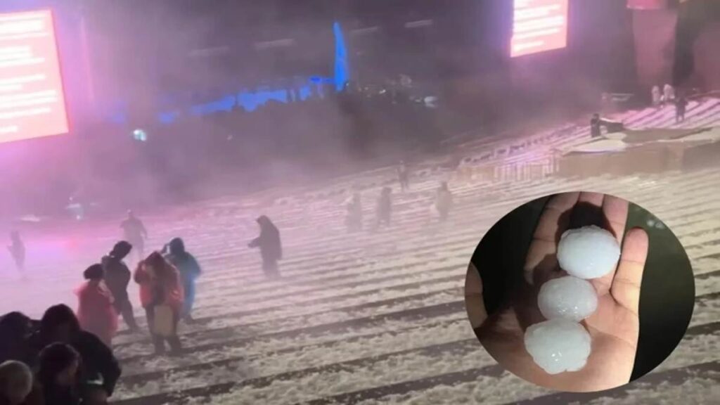 Se cae el cielo: Fuerte tormenta de granizo dejó un centenar de heridos en concierto de Colorado (Videos)