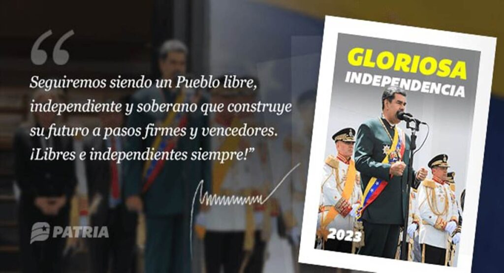 Inicia la entrega del Bono Gloriosa Independencia 2023 a través de la Plataforma Patria