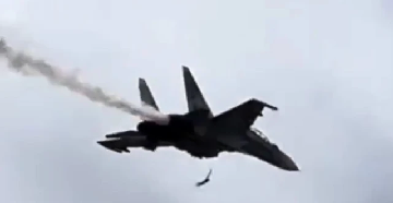 Vea el momento del siniestro del avión Sukhoi de las FANB (video)