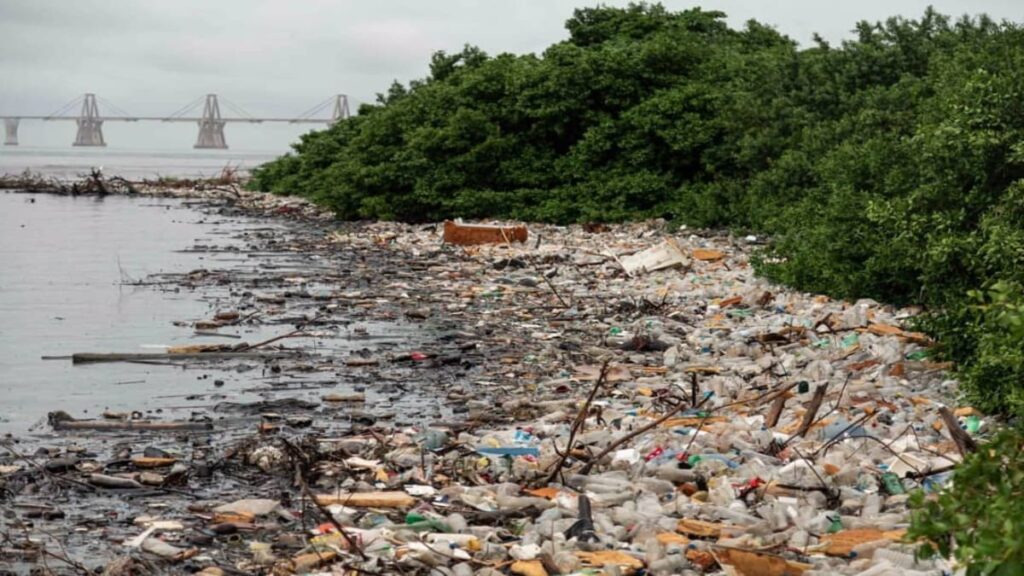 Ingeniero Luis Cabrera propone utilizar un colector de residuos marinos para limpiar orillas del lago de Maracaibo (Fotos)