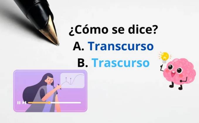 ¿Se escribe «transcurso» o «trascurso»? Esta es la forma correcta, según la RAE
