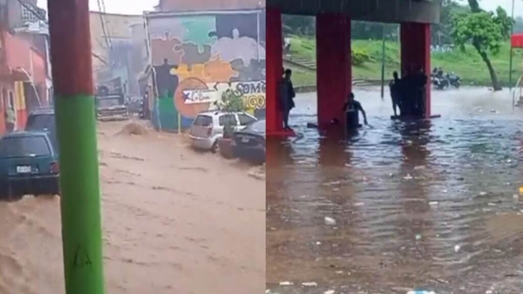 Fuertes lluvias ocasionaron caos en varias zonas de Caracas (Videos)