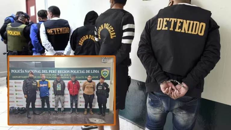Cayeron «Los Malos del Gota» en Perú: venezolanos y colombianos que robaban con granadas de guerra