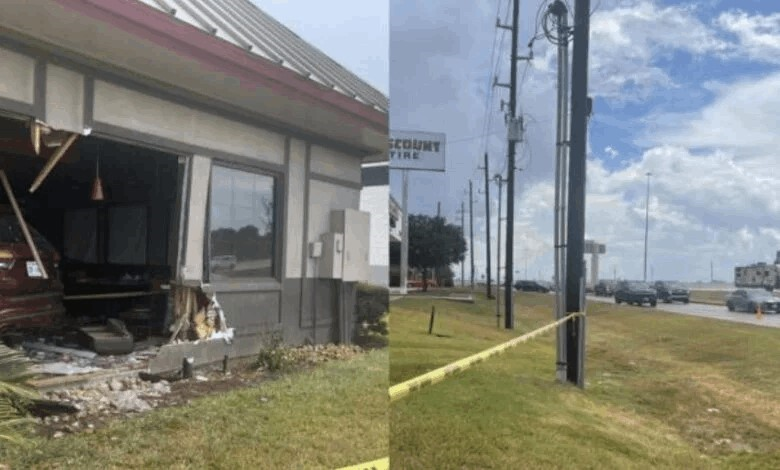 Un vehículo se estrelló contra un restaurante, dejando a 23 personas heridas en Texas
