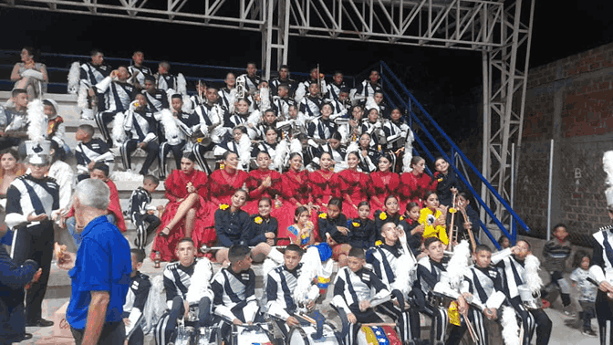 La Banda Fundación Escuela Santa Rita gana el Festival de Banda de Marcha por la Paz en Colombia