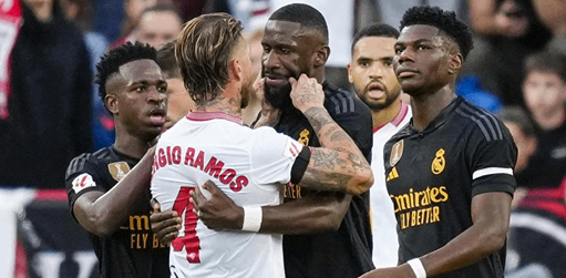 Real Madrid rescata un empate ante Sevilla en un partido caliente