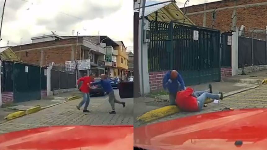 Escándalo en Ecuador: Famoso actor fue golpeado brutalmente por un cantante en plena calle y todo quedó grabado (VIDEO)