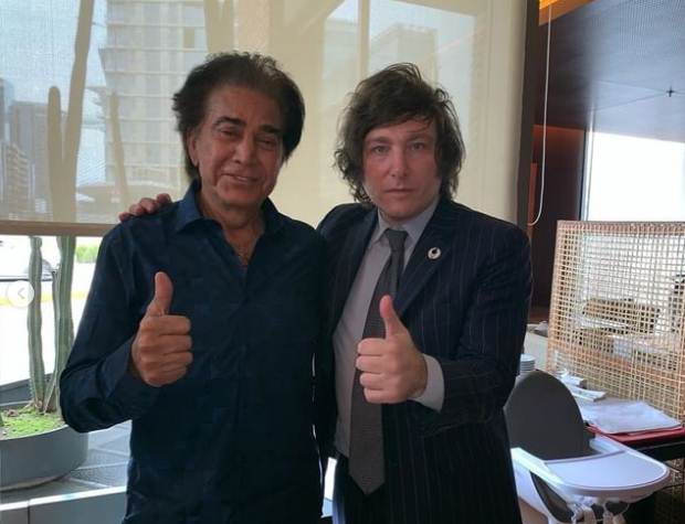 “Este es el principio del cambio de la Argentina»: «El Puma» José Luis Rodríguez compartió un recuerdo con Javier Milei (FOTOS)