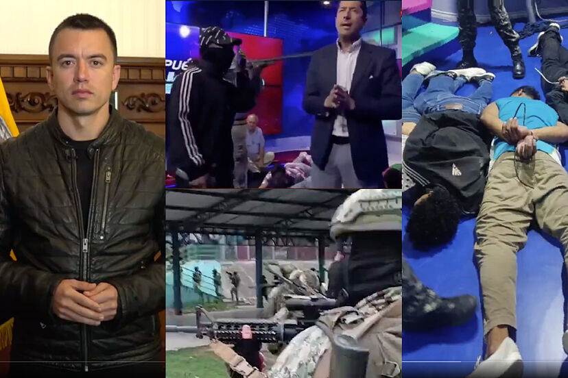 Daniel Noboa: «Jueces que ayuden a terroristas también se los considerará como parte o integrantes de la red de terrorismo»