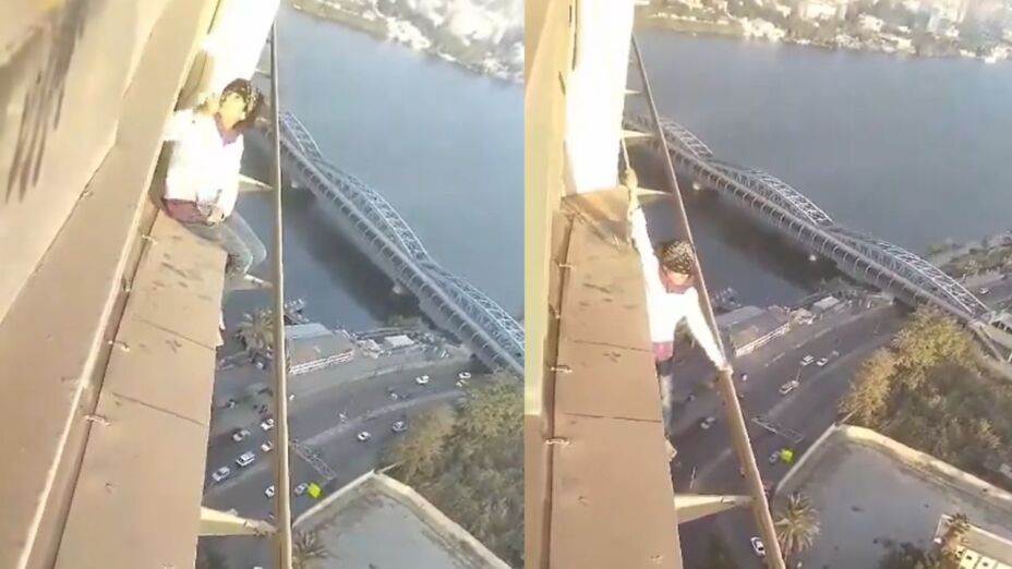 Mujer cae del piso 26 de un hotel en Egipto (VIDEO FUERTE)