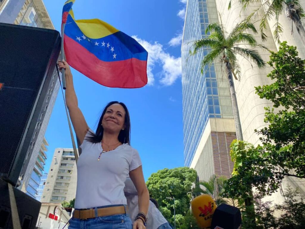María Corina Machado y el PSUV realizarán concentraciones en Bolívar