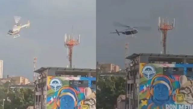 Desde adentro: Así vivieron los tripulantes el accidente del helicóptero en Medellín (VIDEO)