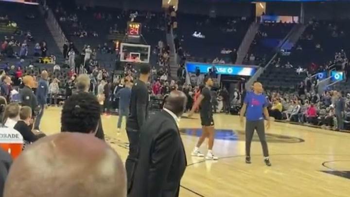 Así fue el tiro imposible a más de 40 metros del aro de Stephen Curry que causó sorpresa en la NBA (VIDEO)