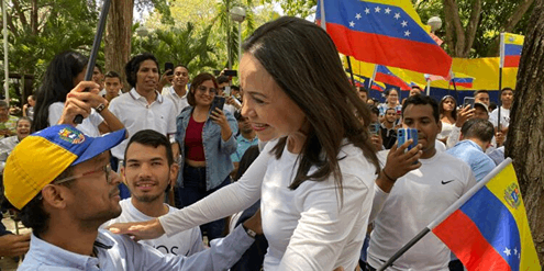 María Corina Machado desde Aragua: «Todos tienen que prepararse, ellos saben que esto es indetenible»