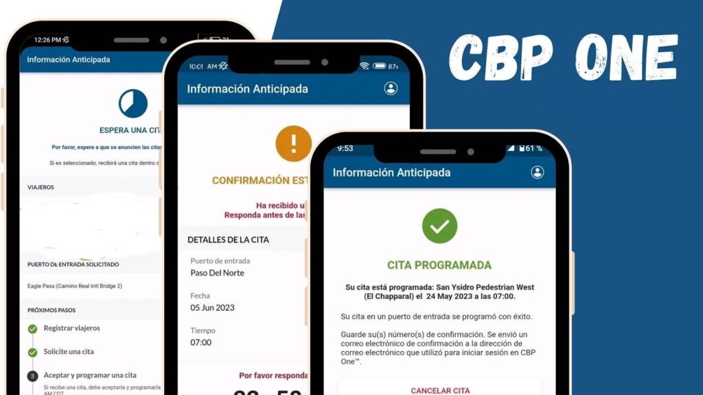 Así debes rellenar el espacio de la dirección al registrarte en CBP One