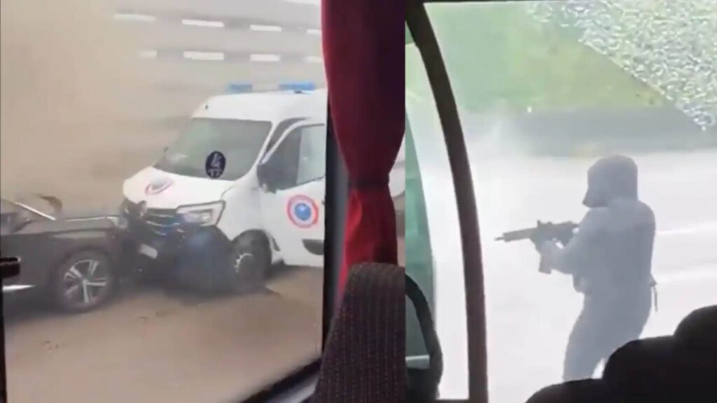 FRANCIA: Al menos dos agentes muertos tras asalto de película a un furgón policial para liberar a un criminal (DETALLES)